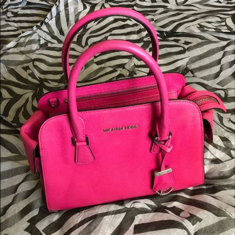 michael kors purses under 50 on poshmark|Michael Kors pink satchel purse.